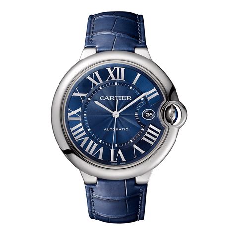 cartier watch blue stone|cartier ballon bleu 42mm diamond.